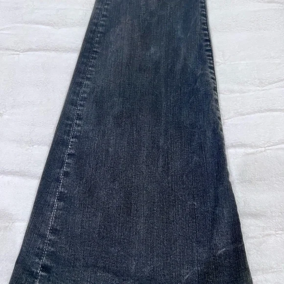 MOTHER Black Flare Wide Leg Jeans - Picture 4 of 8